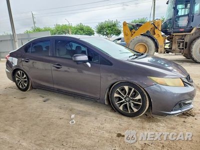 Czwarte zdjęcie samochodu z boku: 2015 HONDA CIVIC EX VIN:19XFB2F85FE098097 - miniatura