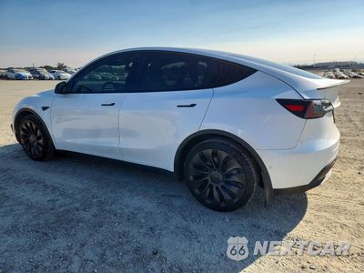 Drugie zdjęcie samochodu z przodu: 2020 TESLA MODEL Y VIN:5YJYGDEE0LF004372 - miniatura
