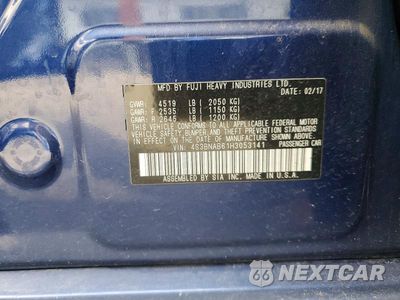 Zdjęcie 13 z 13 samochodu: 2017 SUBARU LEGACY 2.5I VIN:4S3BNAB61H3053141 - miniatura