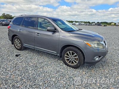 Czwarte zdjęcie samochodu z boku: 2016 NISSAN PATHFINDER SL VIN:5N1AR2MMXGC654186 - miniatura