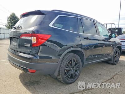 Trzecie zdjęcie samochodu z tyłu: 2022 HONDA PILOT SE VIN:5FNYF6H20NB014094 - miniatura