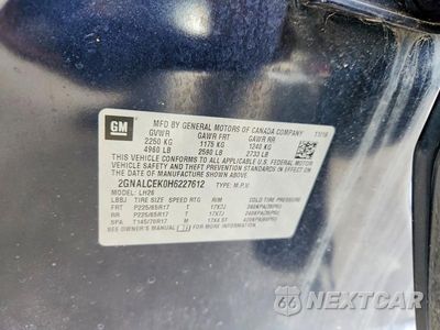 Zdjęcie 12 z 12 samochodu: 2017 CHEVROLET EQUINOX LT VIN:2GNALCEK0H6227612 - miniatura