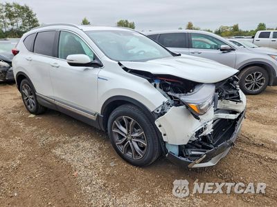 Czwarte zdjęcie samochodu z boku: 2021 HONDA CR-V TOURING VIN:7FART6H9XME005304 - miniatura