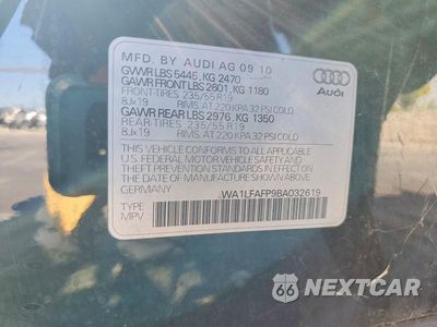 Zdjęcie 12 z 12 samochodu: 2011 AUDI Q5 PREMIUM PLUS VIN:WA1LFAFP9BA032619 - miniatura