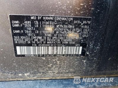 Zdjęcie 13 z 13 samochodu: 2019 SUBARU OUTBACK 2.5I LIMITED VIN:4S4BSANC4K3219827 - miniatura