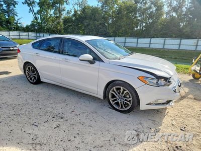 Czwarte zdjęcie samochodu z boku: 2017 FORD FUSION SE HYBRID VIN:3FA6P0LU2HR393179 - miniatura