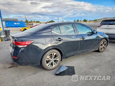 Trzecie zdjęcie samochodu z tyłu: 2022 NISSAN SENTRA SV VIN:3N1AB8CV1NY285764 - miniatura