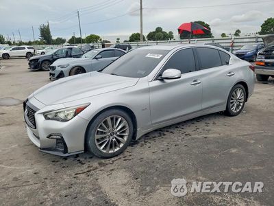 2019 INFINITI Q50 3.0T LUXE JN1EV7AR4KM554041 - główne zdjęcie licytacji z USA - miniatura