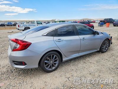 Trzecie zdjęcie samochodu z tyłu: 2020 HONDA CIVIC EX VIN:19XFC1F37LE012151 - miniatura