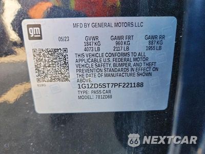 Zdjęcie 13 z 13 samochodu: 2023 CHEVROLET MALIBU LT VIN:1G1ZD5ST7PF221188 - miniatura