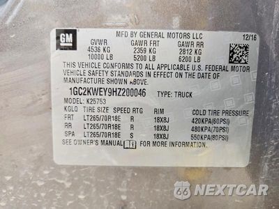 Zdjęcie 12 z 12 samochodu: 2017 CHEVROLET SILVERADO K2500 HEAVY DUTY LTZ VIN:1GC2KWEY9HZ200046 - miniatura