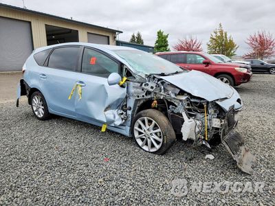 Czwarte zdjęcie samochodu z boku: 2014 TOYOTA PRIUS V FIVE VIN:JTDZN3EU5EJ000177 - miniatura
