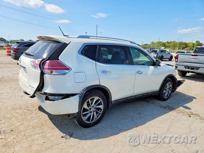 Trzecie zdjęcie samochodu z tyłu: 2015 NISSAN ROGUE SL VIN:5N1AT2MV2FC793799 - miniatura