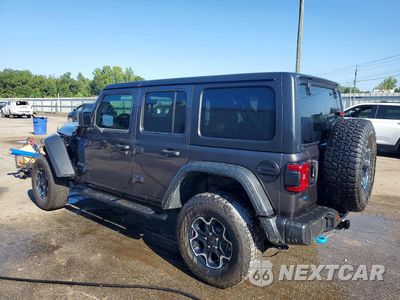 Drugie zdjęcie samochodu z przodu: 2022 JEEP WRANGLER UNLIMITED RUBICON 4XE VIN:1C4JJXR66NW238909 - miniatura