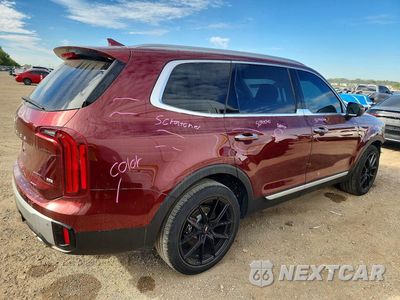 Trzecie zdjęcie samochodu z tyłu: 2023 KIA TELLURIDE S VIN:5XYP6DGC8PG375594 - miniatura