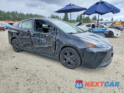 Czwarte zdjęcie samochodu z boku: 2022 TOYOTA PRIUS NIGHTSHADE VIN:JTDKAMFU6N3167363 - miniatura