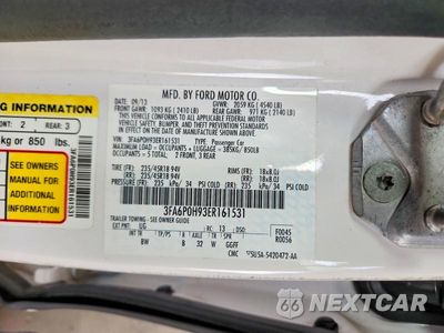 Zdjęcie 13 z 13 samochodu: 2014 FORD FUSION SE VIN:3FA6P0H93ER161531 - miniatura
