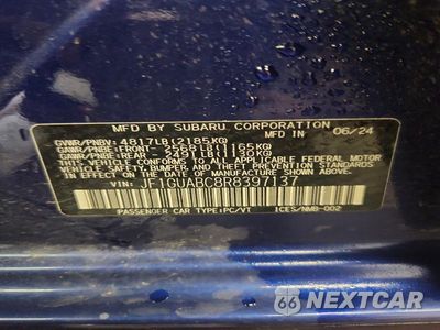 Zdjęcie 13 z 13 samochodu: 2024 SUBARU IMPREZA VIN:JF1GUABC8R8397137 - miniatura
