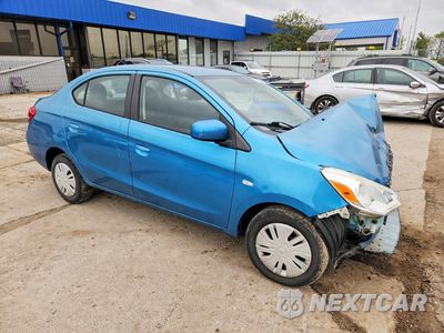 Czwarte zdjęcie samochodu z boku: 2017 MITSUBISHI MIRAGE G4 ES VIN:ML32F3FJ4HHF08337 - miniatura