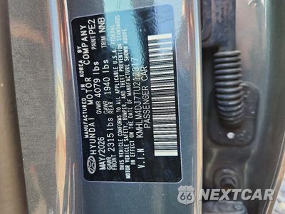Zdjęcie 12 z 12 samochodu: 2026 HYUNDAI ELANTRA HYBRID BLUE VIN:KMHLM4DJ7TU212317 - miniatura