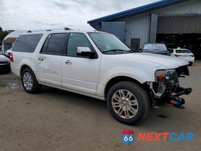 Czwarte zdjęcie samochodu z boku: 2014 FORD EXPEDITION EL LIMITED VIN:1FMJK2A50EEF00105 - miniatura