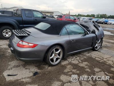 Trzecie zdjęcie samochodu z tyłu: 2007 PORSCHE 911 NEW GENERATION CARRERA CABRIOLET VIN:WP0CA29967S765672 - miniatura