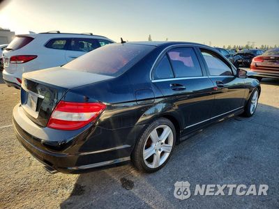 Trzecie zdjęcie samochodu z tyłu: 2010 MERCEDES-BENZ C 300 VIN:WDDGF5EB2AR110264 - miniatura