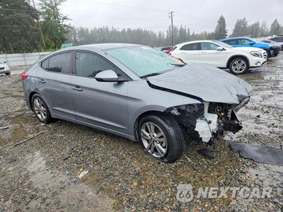 Czwarte zdjęcie samochodu z boku: 2018 HYUNDAI ELANTRA SEL VIN:KMHD84LF3JU534570 - miniatura