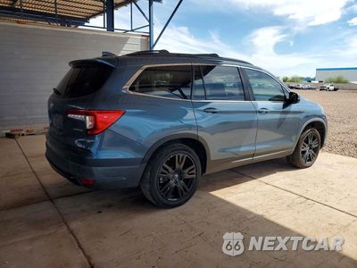 Trzecie zdjęcie samochodu z tyłu: 2021 HONDA PILOT SE VIN:5FNYF5H2XMB012913 - miniatura
