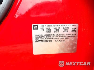 Zdjęcie 12 z 12 samochodu: 2017 CHEVROLET CRUZE LS VIN:3G1BC5SM1HS567294 - miniatura