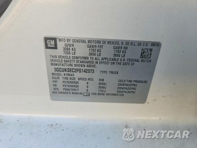 Zdjęcie 12 z 12 samochodu: 2015 CHEVROLET SILVERADO K1500 LTZ VIN:3GCUKSEC2FG142073 - miniatura