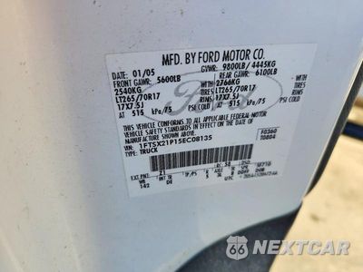 Zdjęcie 12 z 12 samochodu: 2005 FORD F250 SUPER DUTY VIN:1FTSX21P15EC08135 - miniatura