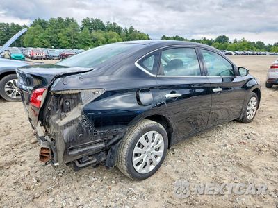 Trzecie zdjęcie samochodu z tyłu: 2017 NISSAN SENTRA S VIN:3N1AB7AP5HY204395 - miniatura