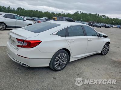 Trzecie zdjęcie samochodu z tyłu: 2019 HONDA ACCORD HYBRID EX VIN:1HGCV3F45KA006496 - miniatura