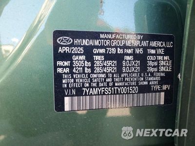 Zdjęcie 13 z 13 samochodu: 2026 HYUNDAI IONIQ 9 CALLIGRAPHY VIN:7YAMYFS51TY001520 - miniatura