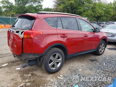 Trzecie zdjęcie samochodu z tyłu: 2015 TOYOTA RAV4 XLE VIN:JTMRFREV0FD129470 - miniatura