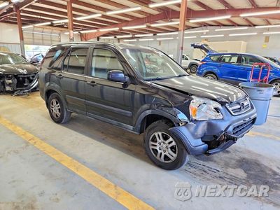 Czwarte zdjęcie samochodu z boku: 2002 HONDA CR-V EX VIN:JHLRD78812C045466 - miniatura