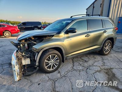 2019 TOYOTA HIGHLANDER HYBRID XLE 5TDJGRFH2KS055339 - główne zdjęcie licytacji z USA - miniatura