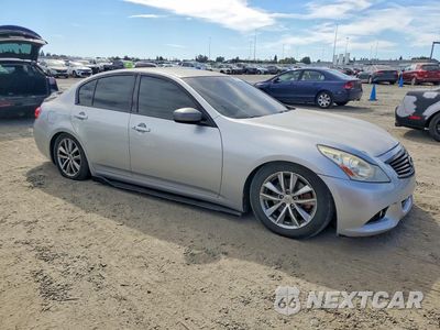 Czwarte zdjęcie samochodu z boku: 2013 INFINITI G37 SEDAN X VIN:JN1CV6AR5DM770355 - miniatura