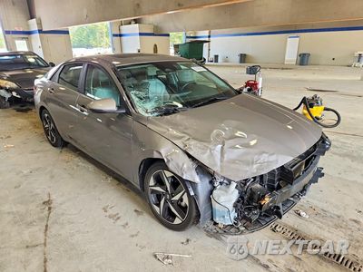 Czwarte zdjęcie samochodu z boku: 2023 HYUNDAI ELANTRA LIMITED VIN:KMHLN4AJ4PU081015 - miniatura