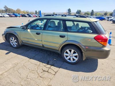 Drugie zdjęcie samochodu z przodu: 2006 SUBARU LEGACY OUTBACK 2.5I VIN:4S4BP61C167360597 - miniatura