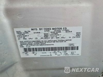 Zdjęcie 12 z 12 samochodu: 2006 FORD F150 SUPERCREW VIN:1FTPW12V46KD90576 - miniatura