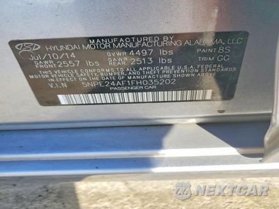 Zdjęcie 12 z 12 samochodu: 2015 HYUNDAI SONATA SE VIN:5NPE24AF1FH035202 - miniatura
