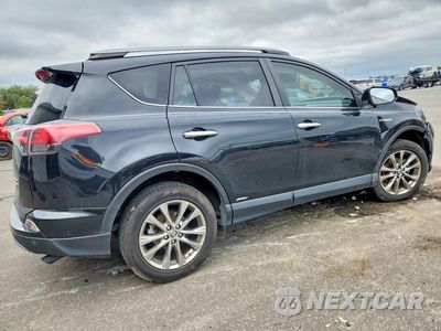 Trzecie zdjęcie samochodu z tyłu: 2017 TOYOTA RAV4 HV LIMITED VIN:JTMDJREV9HD080653 - miniatura