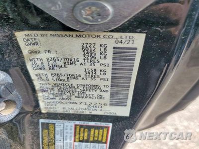 Zdjęcie 12 z 12 samochodu: 2021 NISSAN FRONTIER S VIN:1N6ED0CE9MN712756 - miniatura
