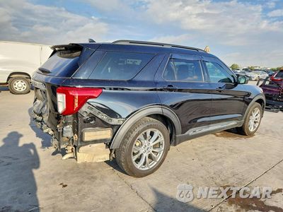 Trzecie zdjęcie samochodu z tyłu: 2020 FORD EXPLORER XLT VIN:1FMSK7DH8LGC79989 - miniatura