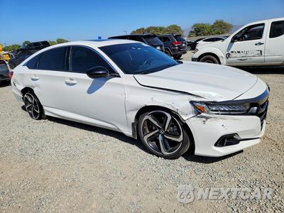 Czwarte zdjęcie samochodu z boku: 2022 HONDA ACCORD SPORT VIN:1HGCV2F31NA001561 - miniatura