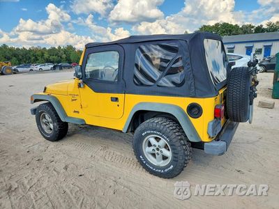 Drugie zdjęcie samochodu z przodu: 2000 JEEP WRANGLER / TJ SPORT VIN:1J4FA49S4YP754518 - miniatura