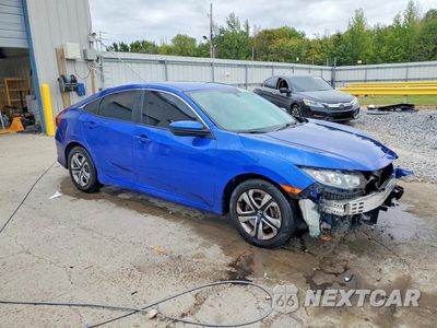 Czwarte zdjęcie samochodu z boku: 2018 HONDA CIVIC LX VIN:2HGFC2F57JH607656 - miniatura