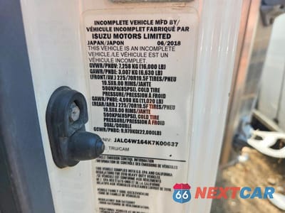 Zdjęcie 13 z 13 samochodu: 2019 ISUZU NPR HD REFRIGERATED BOX TRUCK VIN:JALC4W164K7K00637 - miniatura